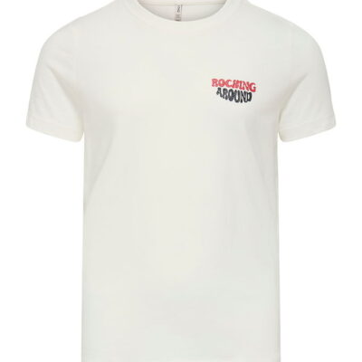 Kids Only T-shirt - KogRosie - Cloud Dancer/Rocking