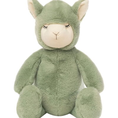 NatureZoo Bamse - 30 cm - Lama - Støvet Grøn