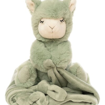 NatureZoo Nusseklud - Lama - 35x35 cm - Støvet Grøn
