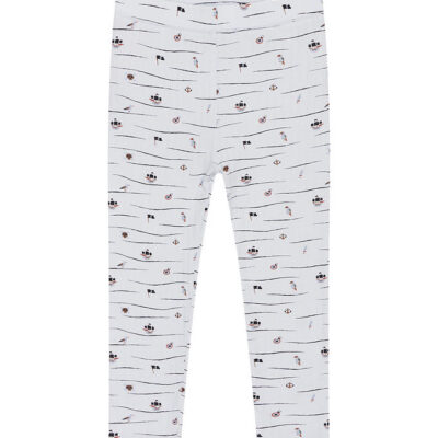 Hust and Claire Leggings - Bambus - HCLudo - Water m. Print