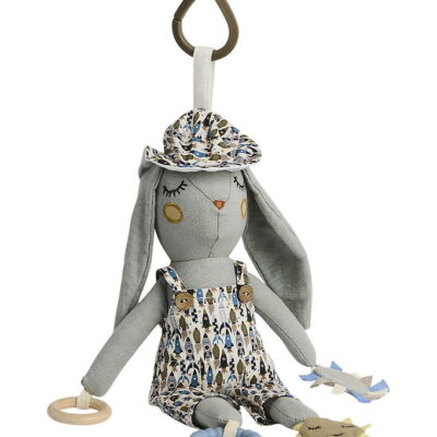 Smallstuff Aktivitetsbamse - Kanin - 30 cm - Blue Rocket