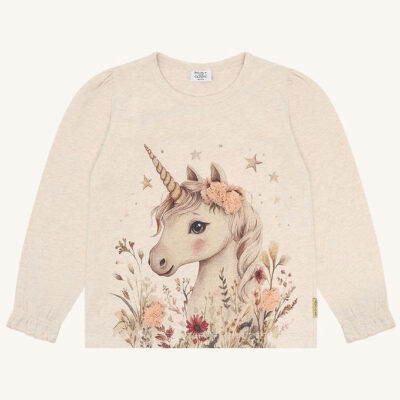 Hust and Claire Bluse - HCAlma - Wheat Melange m. Print