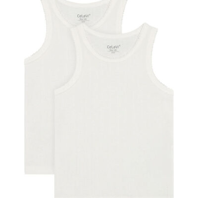 CeLaVi Undertrøjer - 2-pak - Marshmallow White