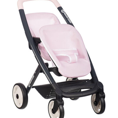 Smoby MAXI-COSI Tvillingevogn, Pink