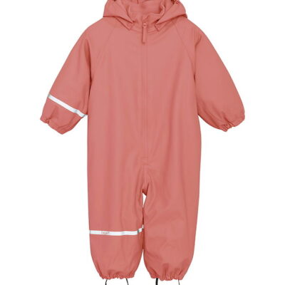CeLaVi Regndragt m. Fleece - PU - Brick Dust