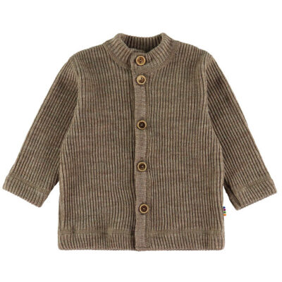 Joha Cardigan - Strik - Uld - Beige Meleret