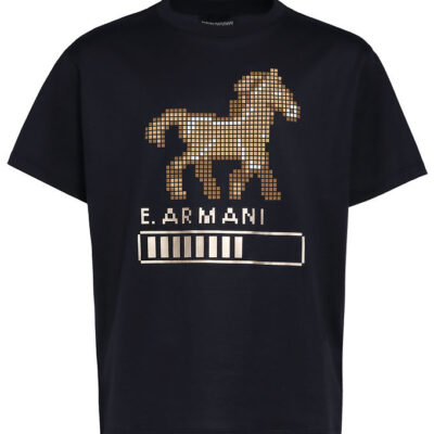 Emporio Armani T-shirt - Navy m. Hest