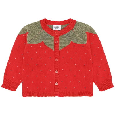 Hust and Claire Bluse - Strikket - HCCilja - Strawberry - Poppie
