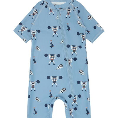 Hust and Claire Badeheldragt - UV50+ - HCMakki - Light Blue
