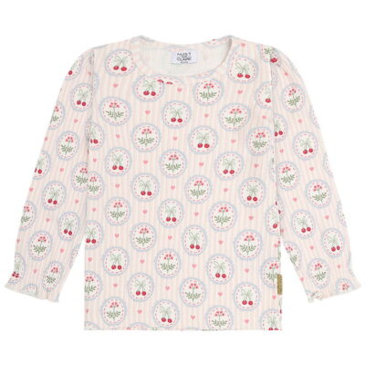 Hust and Claire Bluse - Rib - Modal - HCAlma - Ivory