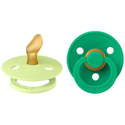 BIBS Colour Sutter - Str. 1 - Anatomisk - 2-pak - Matcha/Cactus
