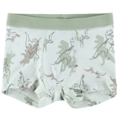 Joha Boxershorts - Lysegrøn m. Dinosaurer