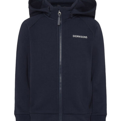 Didriksons Cardigan m. Fleece - Siljan - Navy