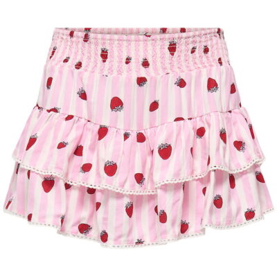 Kids Only Nederdel - Viskose - KogGlow - Romance Rose/Strawberry