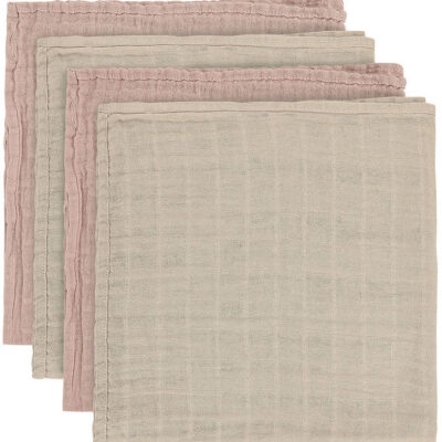 Pippi Stofble 4-pak 65x65 - Shadow Gray