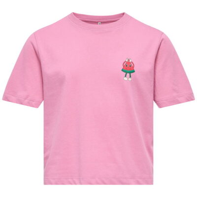 Kids Only T-shirt - KogRex - Cashmere Rose/Watermelon
