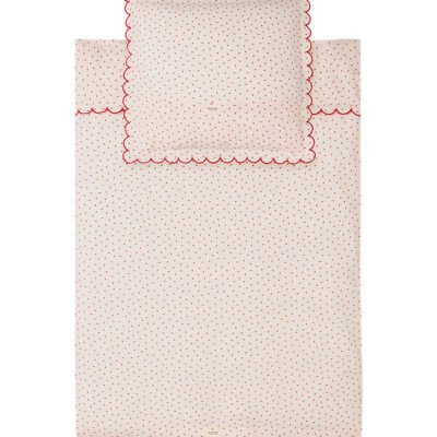 MarMar Sengetøj - Baby - Scallop - Happy Hearts