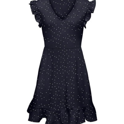 Kids Only Kjole - KogHillary - Night Sky/White Dots