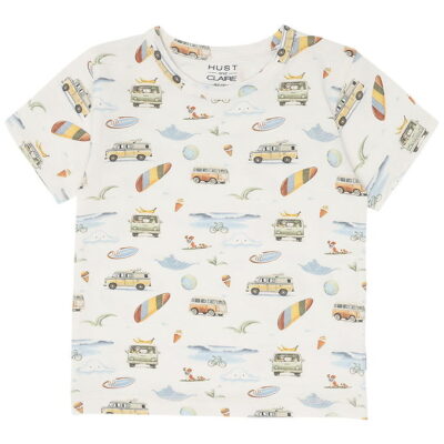 Hust and Claire T-shirt - HCAugust Excursion - Ivory