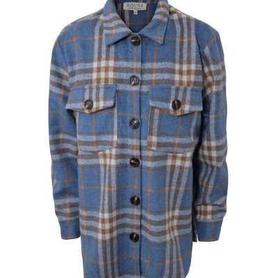 Hound Jakke - Plaid - Lyseblå m. Tern