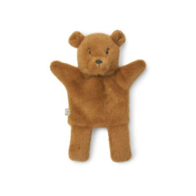 Liewood Honor Hånddukke - Bamse - Golden Caramel