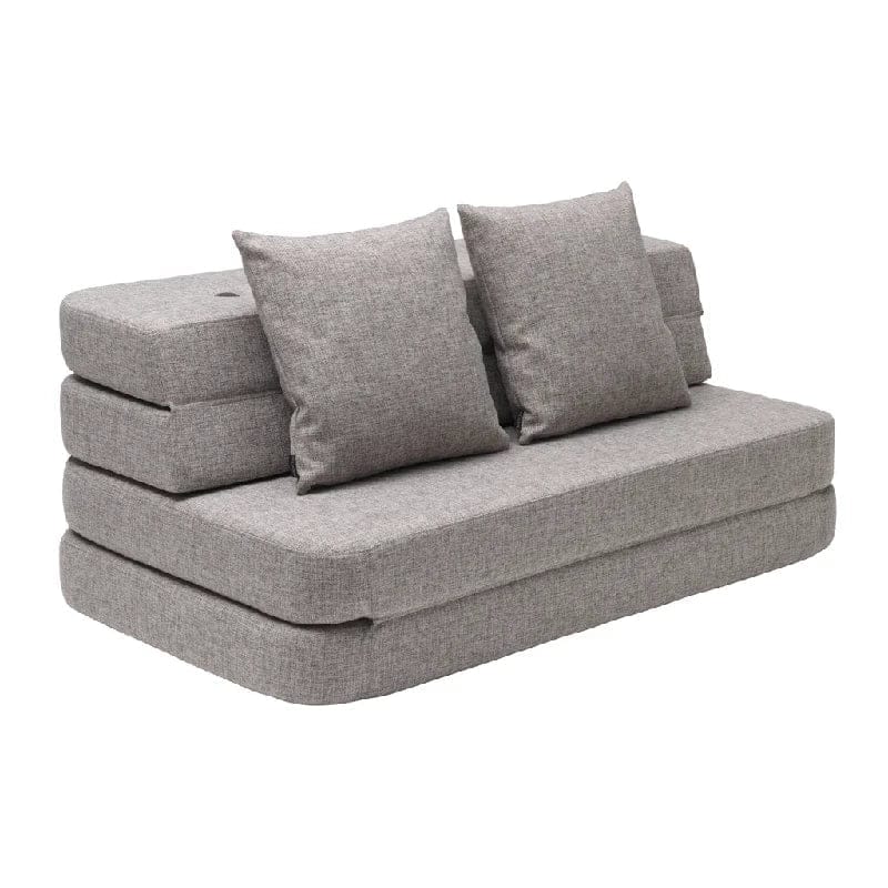 by Klipklap 3 Fold Sofa XL Soft - Brown w. Sand