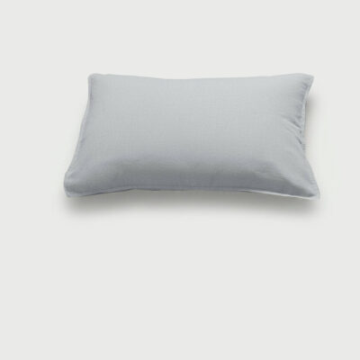 DAWN Hør Bomuld Pudebetræk (50x70) - Pearl Grey - 100% økologisk bomuld -