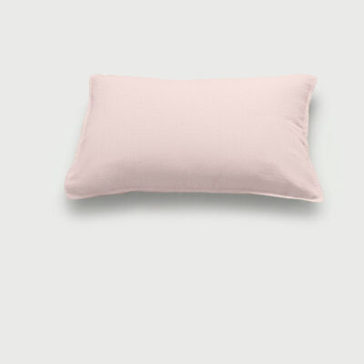 DAWN Hør Bomuld Pudebetræk (60x63) - Soft Rose - 100% økologisk bomuld -