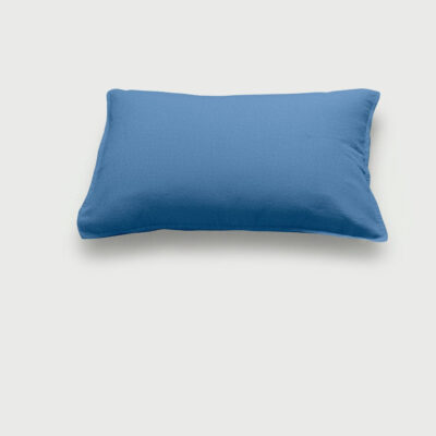DAWN Hør Bomuld Pudebetræk (60x63) - Midnight Blue - 100% økologisk bomuld -
