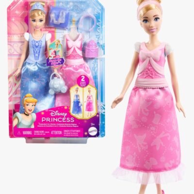 Disney Princess 2-i-1 Dukke Askepot