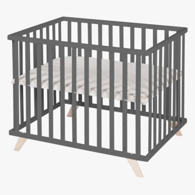 Roba Lil Planet Kravlegård På Fod, Anthracite & Grey