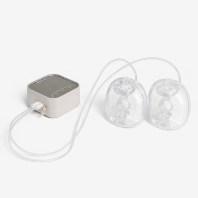 Beemoo CARE Wearable Flow Elektrisk Brystpumpe Dobbelt, Beige