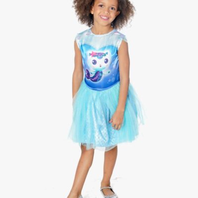Gabby's Dollhouse Deluxe Mercat Kostume med Hårbånd