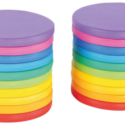 Siddepuder Rainbow - Ø:35 cm - 10 stk