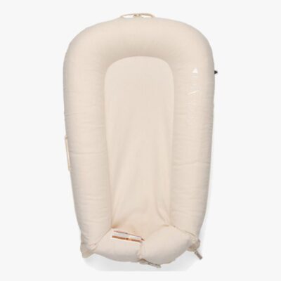 DockATot Deluxe+ Babynest, Sand Chambray