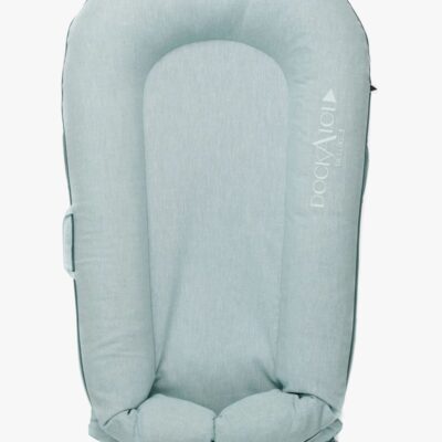 DockATot Deluxe+ Babynest, Marine Chambray