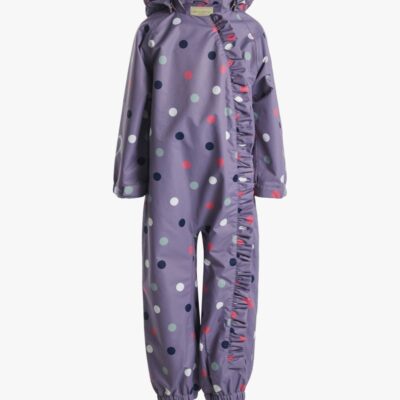 Petite Chérie Atelier Lily Skalflyverdragt, Dots Lavender Gray, 98