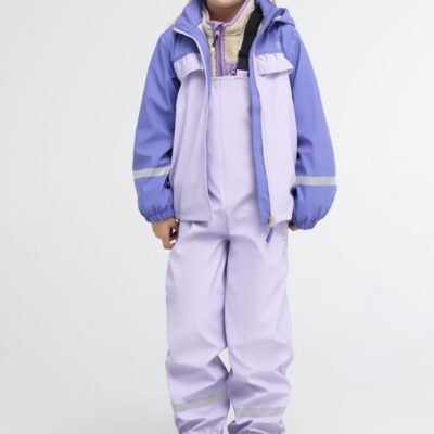 Petite Chérie Atelier Maxime Regnsæt, Dusted Peri/Pastel Lilac, 110, Regntøj børn