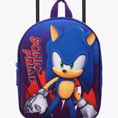 Sonic The Hedgehog Great Escapes 3D Trolley Rygsæk 9L, Blå