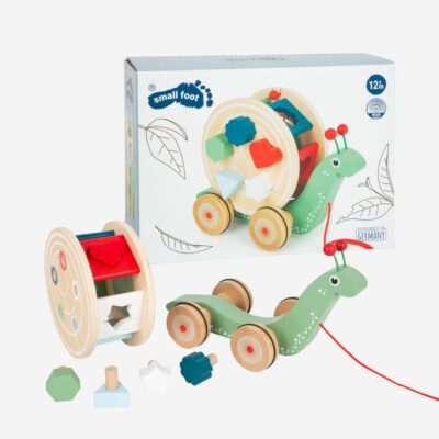 Small Foot Træklegetøj med Sortering Snegl