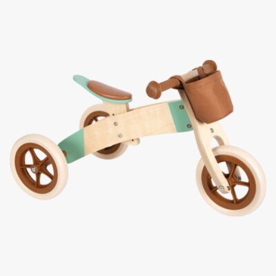 Small Foot Løbecykel og Trehjulet Cykel 4-in-1 Maxi, Karamelbrun