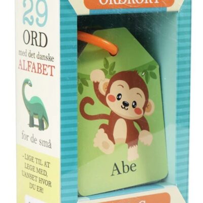 Ordkort - ABC - Det Danske Alfabet - 29 ord