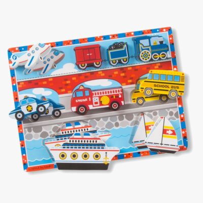Melissa & Doug Puslespil Biler 9 Brikker