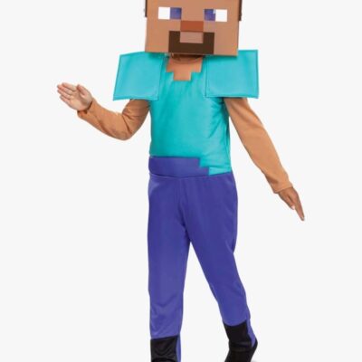 Minecraft Steve Kostume, 7-8 år