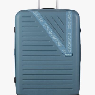 American Tourister Dynabelt Spinner Kuffert 68L, Rainstorm Blue