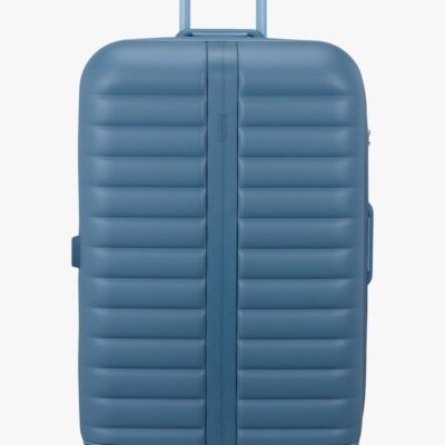American Tourister Neovibe Spinner Kuffert 96-106L, Steel Blue