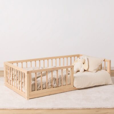 Minitude DYLAN Junior-/Montessori-seng 70x140, Natur, Juniorseng