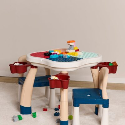 Cloudberry Castle Aktivitetsbord med Stole, Blue