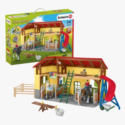 Schleich Farm World Legesæt Hestestald