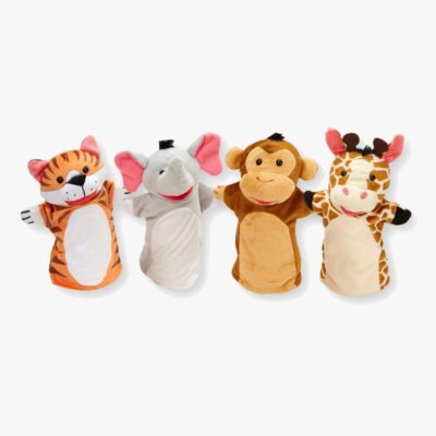 Melissa & Doug - Hånddukker Zoo Friends